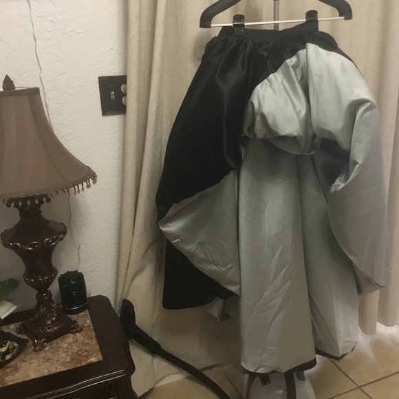 Hi/Low Taffeta Skirt size M/L - Picture 3 of 9